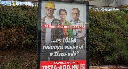Újabb milliárdok égnek el a „Tisza-adó” plakátokon, a pénz Apáti Bence cégénél landolhat