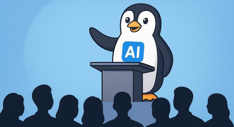 Chatbot pingvin lehet egy japán párt új vezetője
