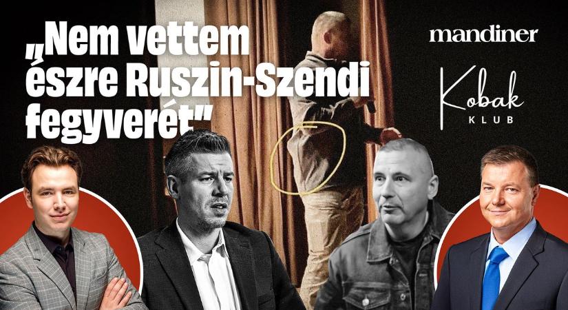 Egy színpadon állt a LŐFEGYVERT viselő Ruszin-Szendivel, most KITÁLAL a részletekről