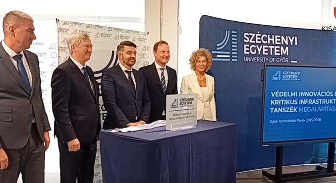 Honvédelmi tanszéket alapítottak a győri egyetemen