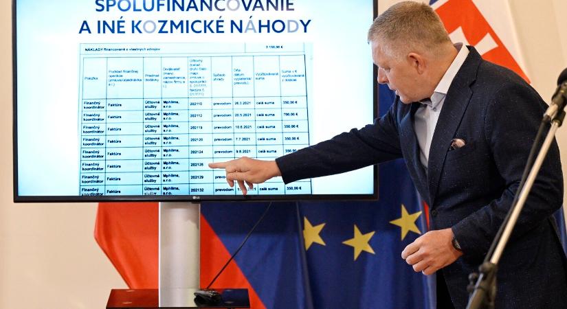 Fico: háromszor is elszámolt egy pályázatot egy Šimečka édesanyjához köthető szervezet