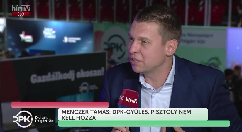 DPK - Menczer Tamás erősen nyitott, odaszúrt a kiskakasnak: nem kell pisztoly a közösségünk erejéhez  videó
