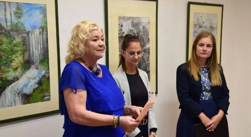 Cs. Mayer Katalin megfestette a Hargitát