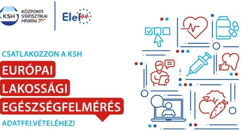 Egészségfelmérést végez a KSH december közepéig