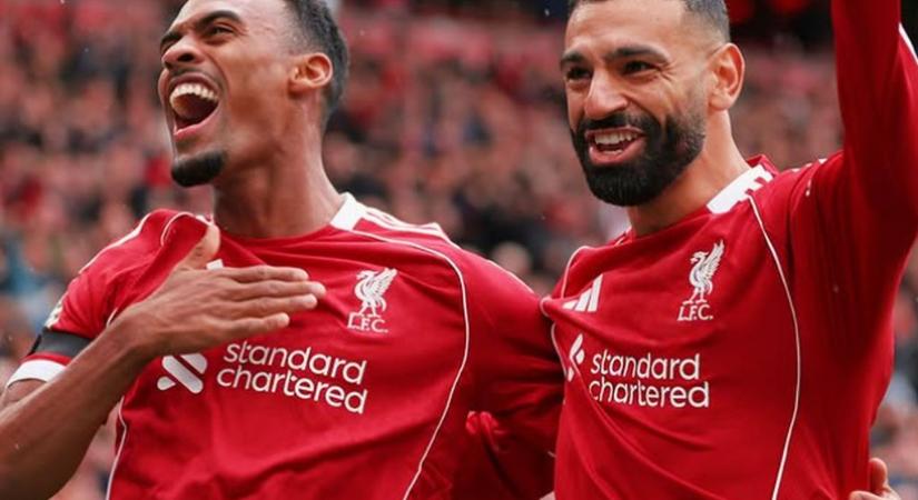 Hihetetlen, amit a Liverpool művel: 2-1-re verték az Evertont, 100 százalékos teljesítménnyel vezetik a tabellát