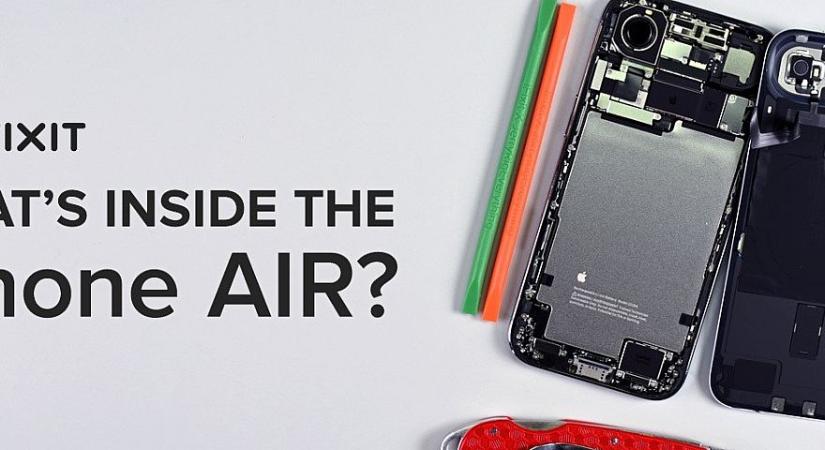 Szétkapták az Apple új szupervékony iPhone Air telefonját - és ezt látták benne