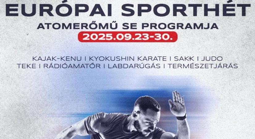 Európai sporthét: Pakson minden a mozgásról szól