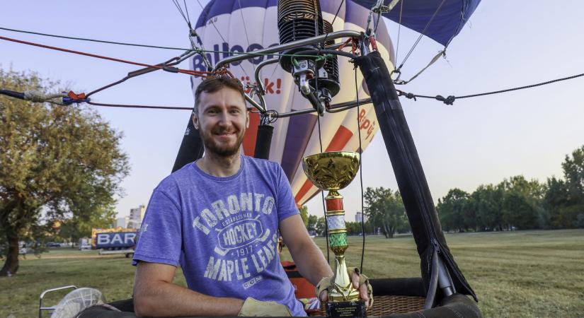 Győrből a felhők fölé – Molnár Péter rekordokat dönt a hőlégballonban!