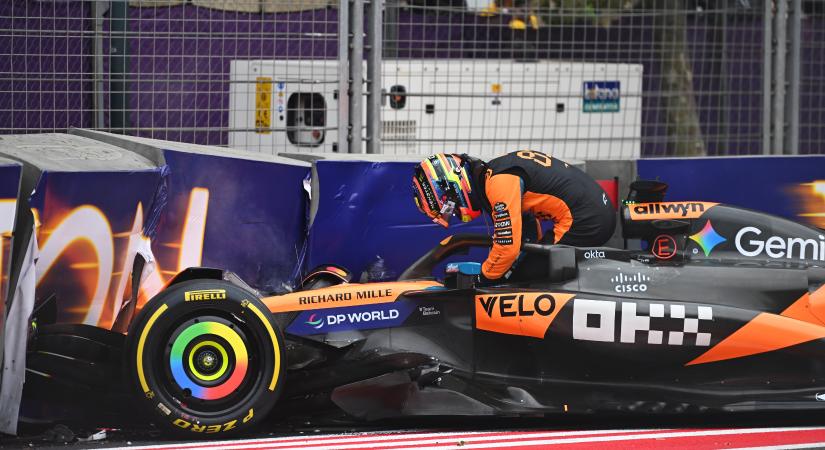 F1: Ütközött az éllovas, elmaradt a bajnokavatás