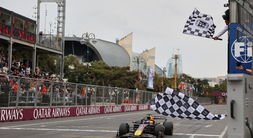 Azeri Nagydíj – Max Verstappen rajt-cél győzelmet aratott