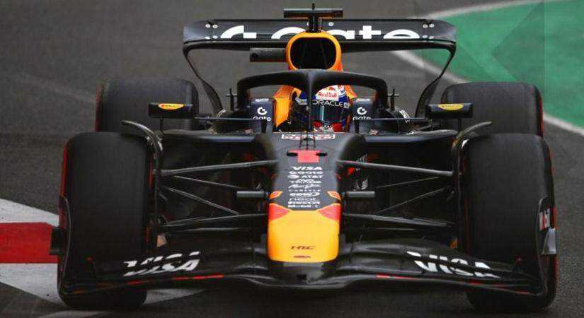 Max Verstappen nyert Azerbajdzsánban
