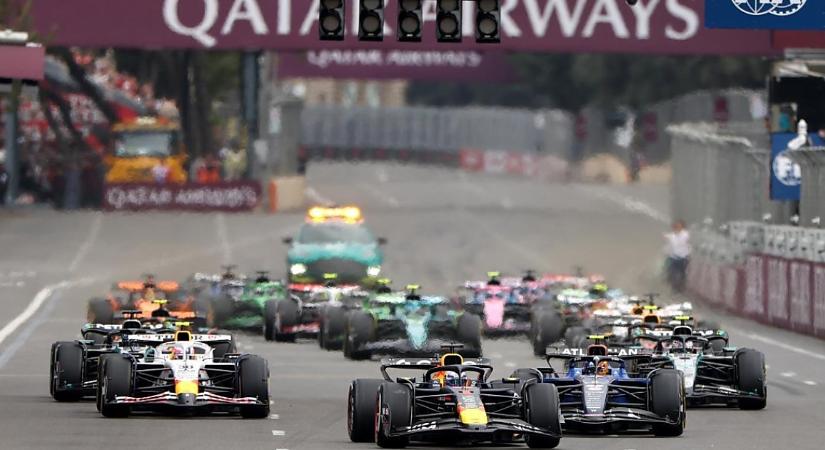 Azeri Nagydíj: Max Verstappen rajt-cél győzelmet aratott