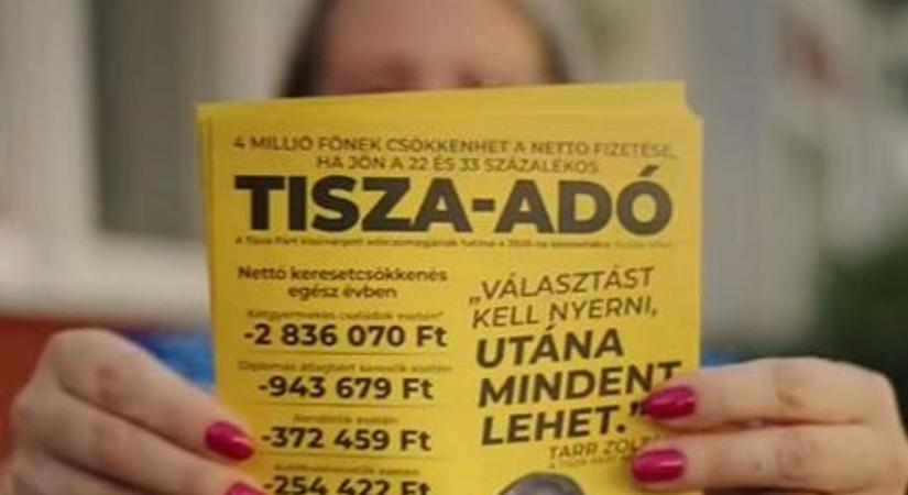 Így akar átverni mindenkit Magyar Péter pártja – szórólap figyelmeztet a Tisza-adó veszélyeire (VIDEÓ)