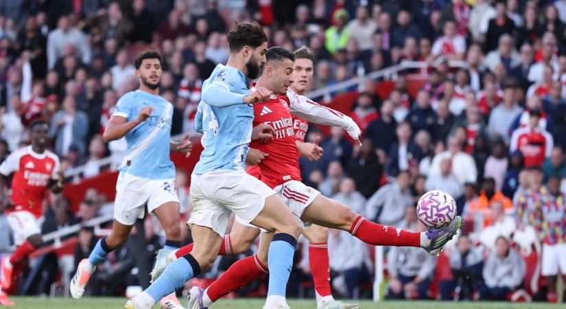 Dráma: Nem bírta ki a City, Martinelli álomgólja mentette meg az Arsenalt