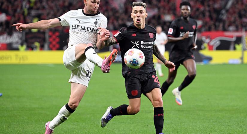 Bundesliga: a hosszabbításban bukta el a győzelmet a Bayer Leverkusen a Mönchengladbach ellen – videóval