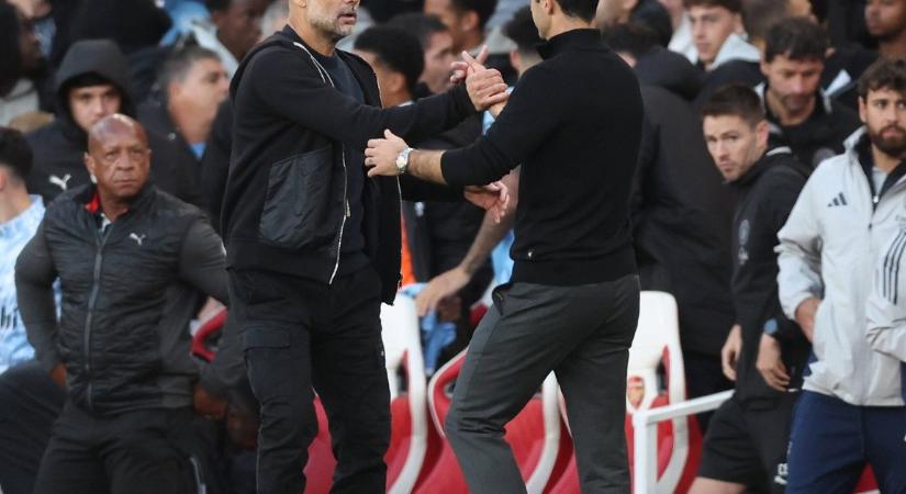 Guardiola: az Arsenal jobb volt, de az eredmény igazságos