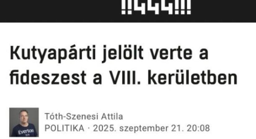 Ez nem a 444 hete – megint hatalmasat hazudott a balliberális portál, most a józsefvárosi választás kapcsán