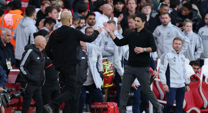 Arteta bravúrja: történelmet írt Guardiola ellen