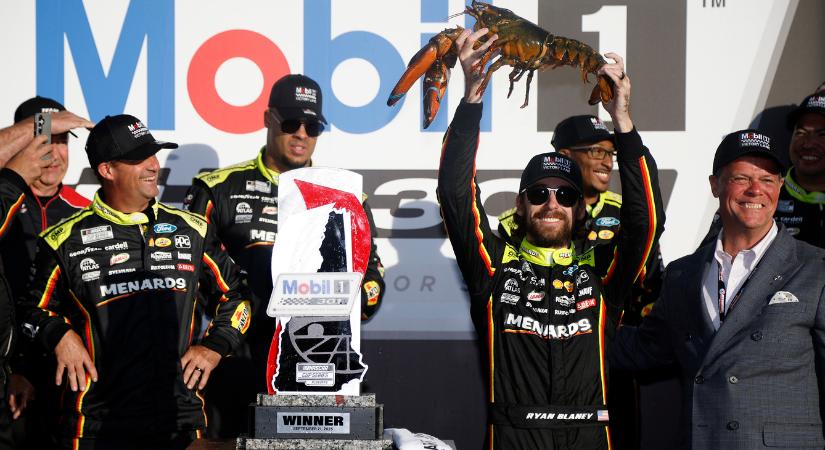 Kitört a balhé a Joe Gibbs Racingnél, Blaney pedig megszerezte a sport leghíresebb homárját New Hampshire-en