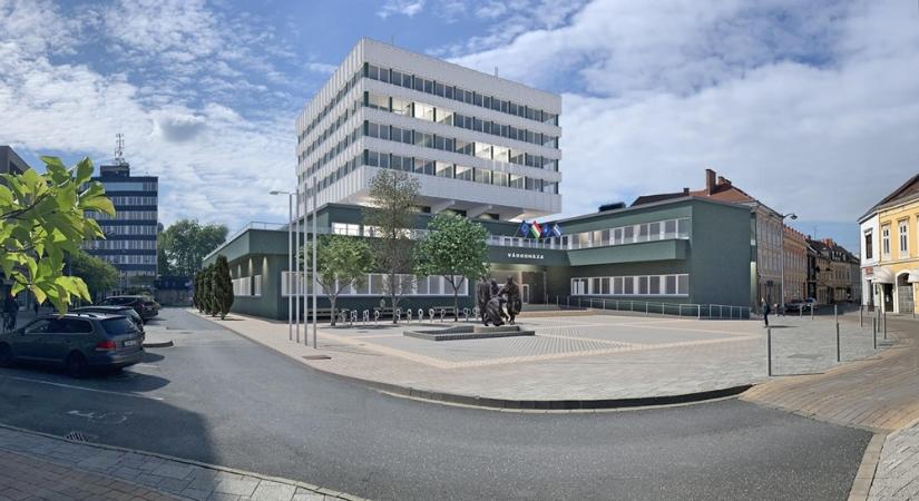 Balesetveszélyes a szombathelyi városháza, azonnali beavatkozás szükséges