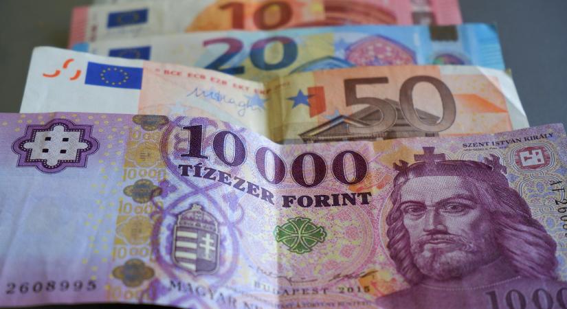 Erősödött a forint árfolyama