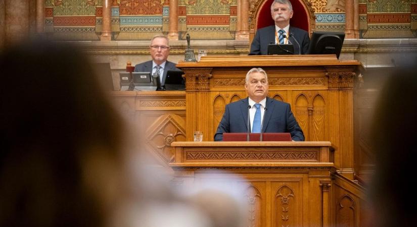 Orbán Viktor: indul a parlamenti meló