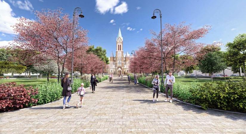 Így nézhet majd ki a Szent Erzsébet tér a hasonlóan elnevezett pesti kerületben