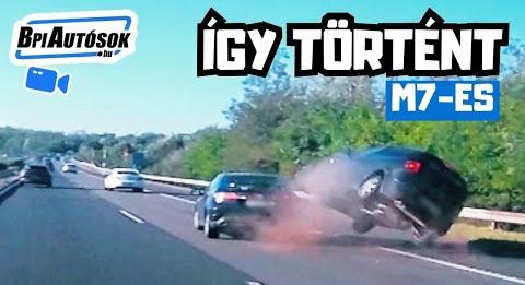 Ittasan okozott súlyos balesetet az M7-esen – videó készült az esetről (sonline.hu)