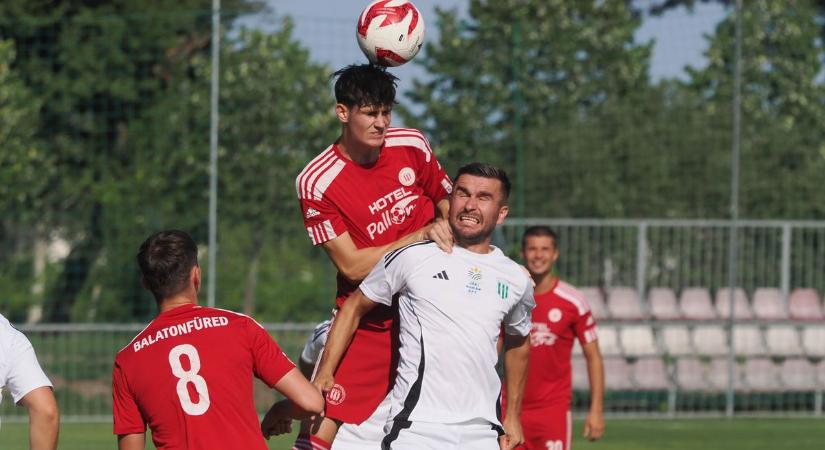 Rövidzárlat után szépségdíjas góllal egyenlített a Füred