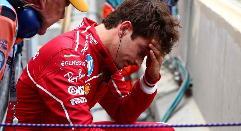 F1: A futam után is folytatódott Leclerc szenvedése