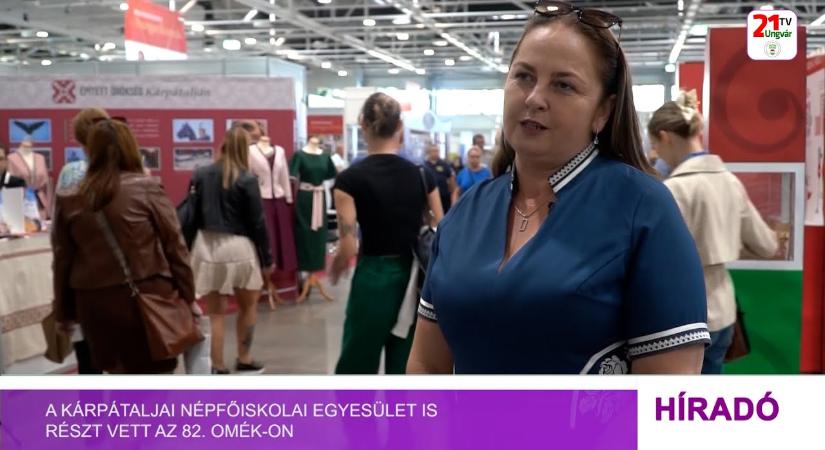 A Kárpátaljai Népfőiskolai Egyesület is részt vett a 82. OMÉK-on (videó)