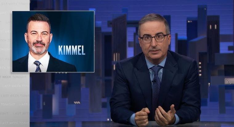 John Oliver a Disney fejesének üzent a Jimmy Kimmel-ügy kapcsán