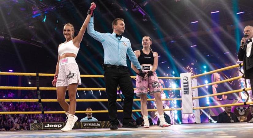 Villámgyors ütésekkel tarolt Balogh Edina a Sztárbox nyitómeccsén - Videó