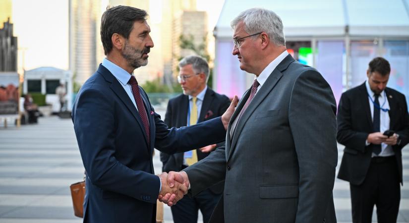 Blanár az ENSZ Közgyűlésének New York-i ülésén találkozott Andrij Szibihával
