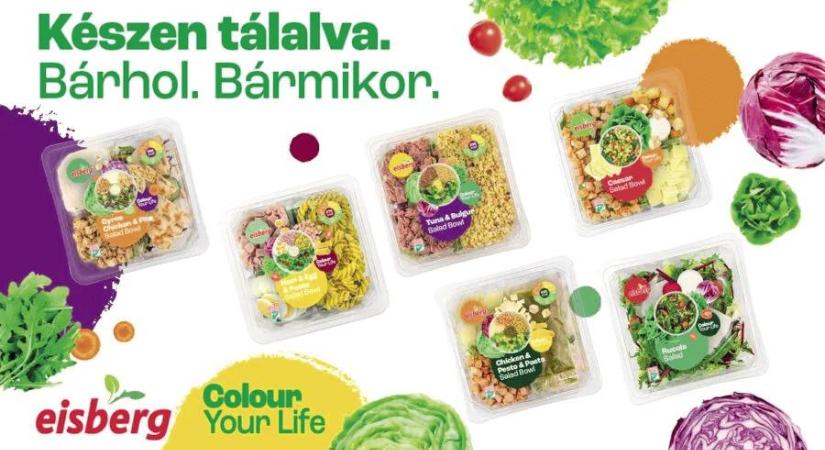 Vegán opcióval bővül ősszel az Eisberg komplex salátatál-kínálata