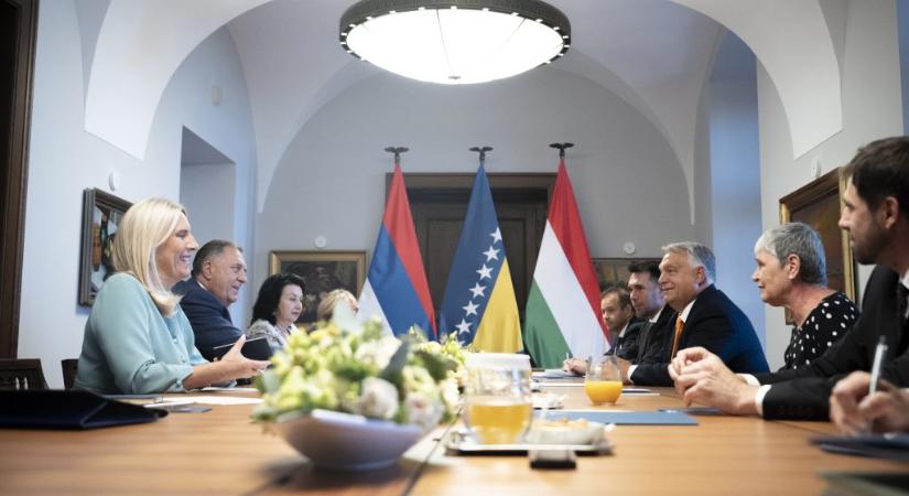 Orbán Viktor ismét elnökként fogadta Milorad Dodikot, aki már nem elnök