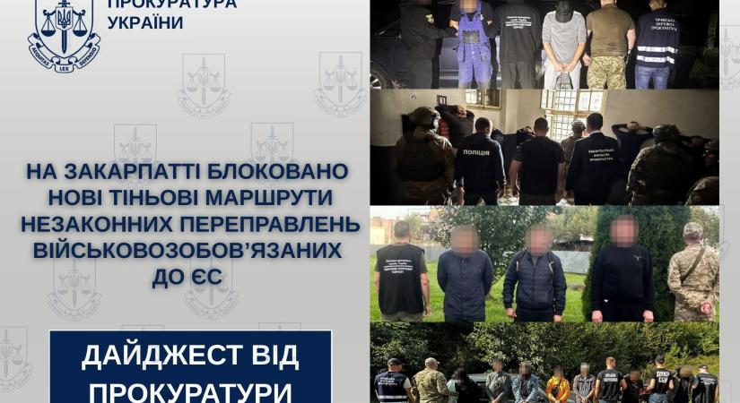 Kárpátalján újabb illegális határátlépési csatornákat számoltak fel: egy hét alatt 18 katonaköteles férfit tartóztattak le
