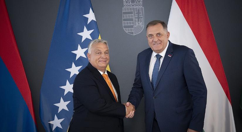 Alighogy lemondott, Orbán Viktor már le is ült tárgyalni a boszniai Szerb Köztársaság volt elnökével