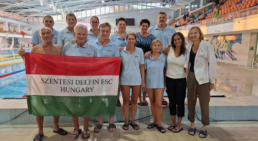 Országos csúcsot úszott a Szentesi Delfin ESC szenior versenyzője