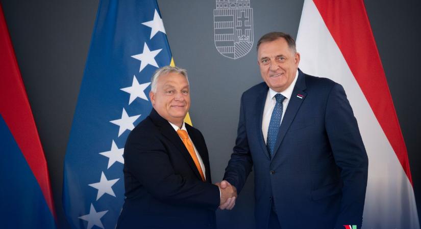 Orbán Viktor ismét fogadta Milorad Dodikot a Karmelitában