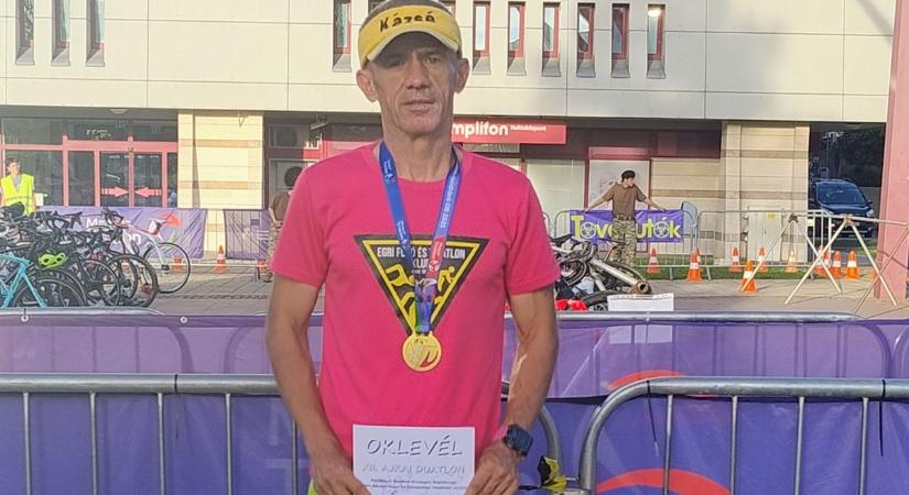 Egri Futó és Triatlon Klub: Katona Zsolt rövidtávon sem talált legyőzőre