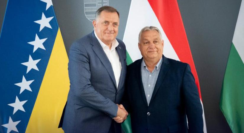 Orbán Viktor újra a Karmelitában fogadta a jogerősen elítélt, hivatalától megfosztott Milorad Dodikot
