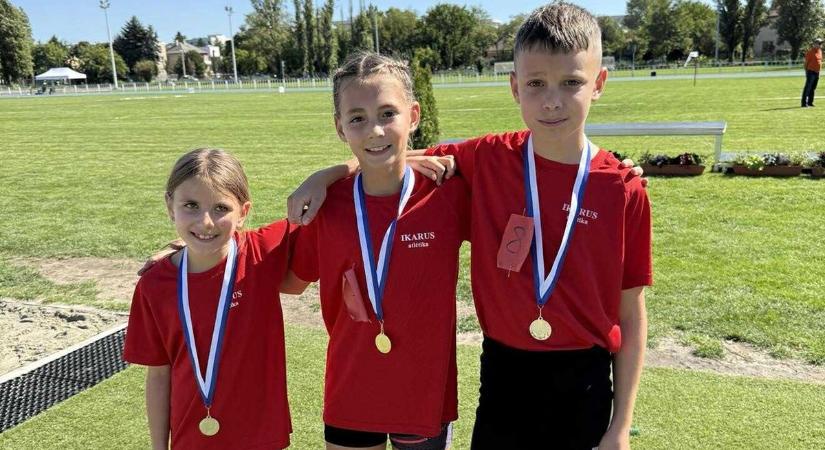 Aranyra váltottak a hevesi atléta gyermekek