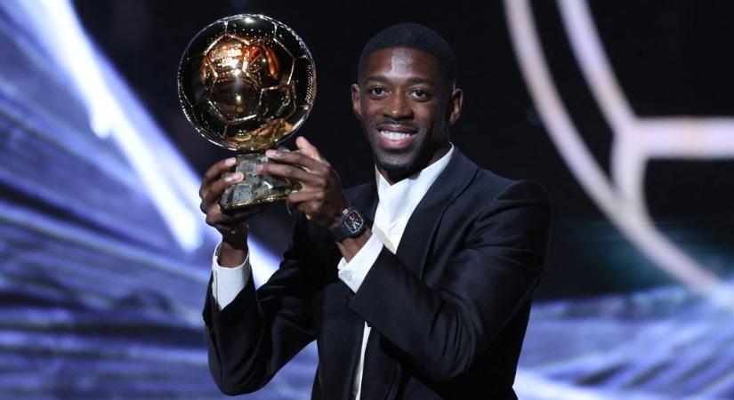 Dembélé kapta az Aranylabdát, miközben a csapata kikapott Marseille-ben