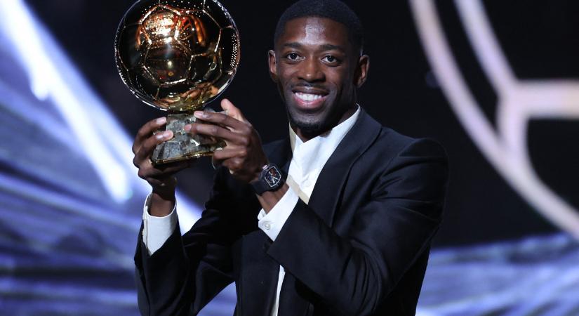Ousmane Dembélé kapta az Aranylabdát