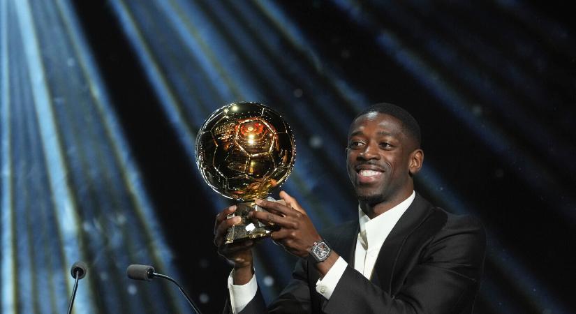 A Barcelona fiatal sztárja helyett a PSG játékosa kapta az idei Aranylabdát