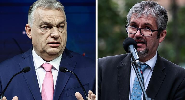 Hatvanpusztáról szerette volna kérdezni Orbán Viktort Hadházy Ákos, lökdösődés lett belőle