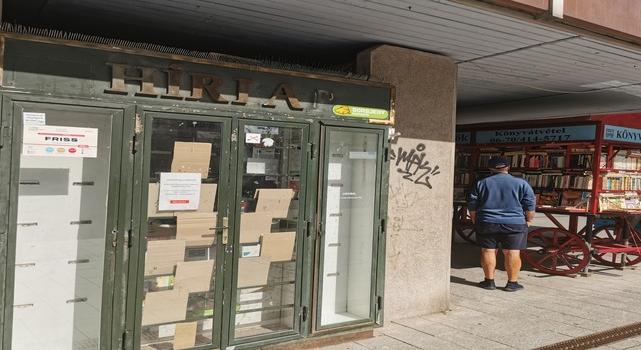 KÖZÉRZET – Bezárt a trafik a Kossuth utcán
