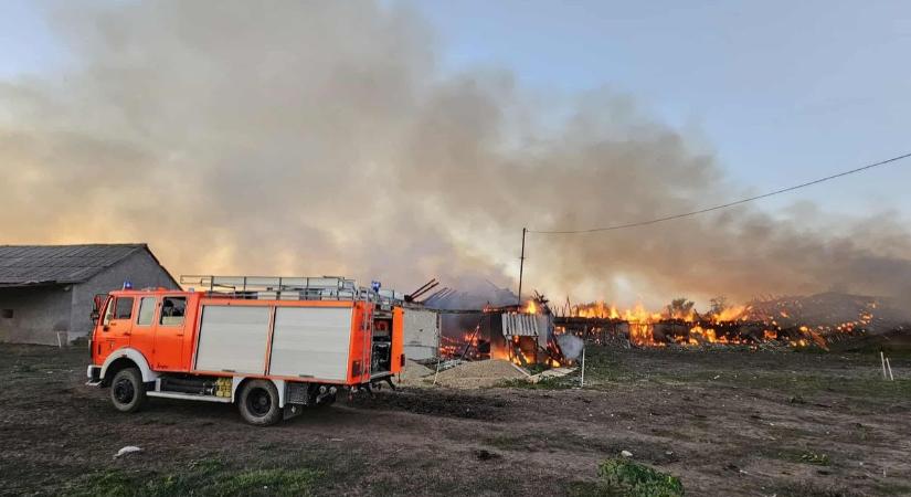 Így néz ki, amikor elsőként érsz ki oda, ahol 2000 négyzetméteren lángol az épület – soha nem látott fotók a borsodi helyszínről!