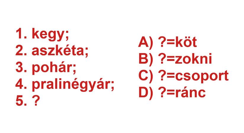 Villámgyors IQ-teszt: melyik az ötödik szó? Ez a háromfordulós nyelvi játék a logikát is teszteli!